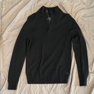 American Eagle Men's Black Sweater